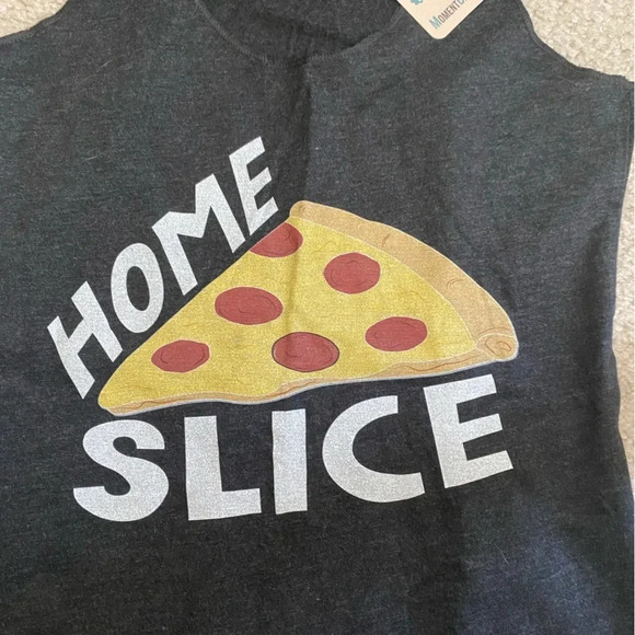 Pizza Home Slice tank top NWT - Picture 3 of 4
